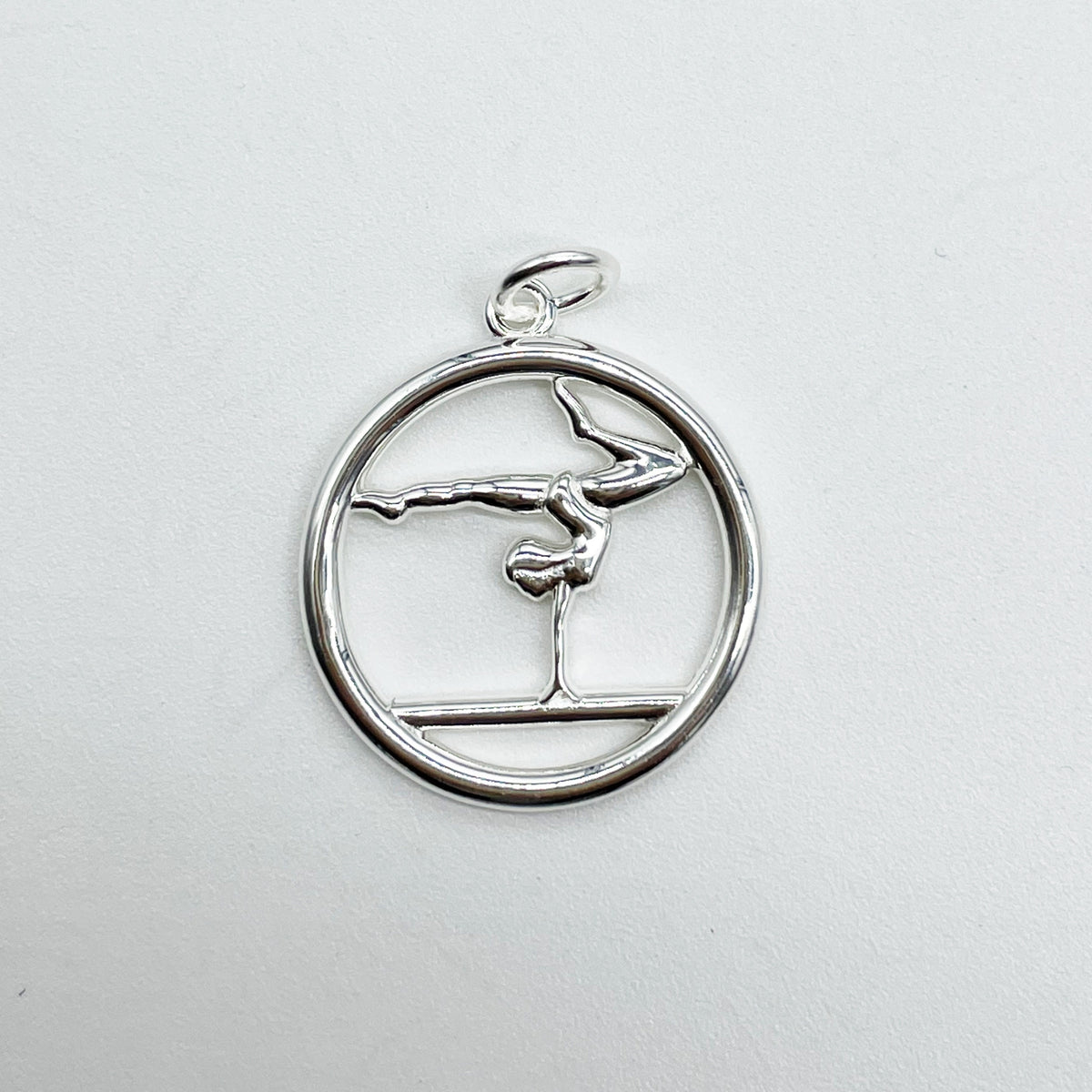 Sterling Silver Gymnastic Pendant - No.1