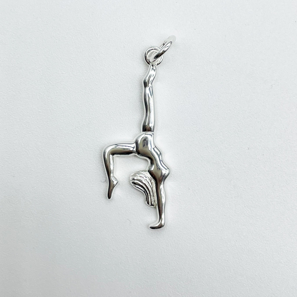 Sterling Silver Gymnastics Pendant