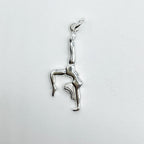 Sterling Silver Gymnastics Pendant