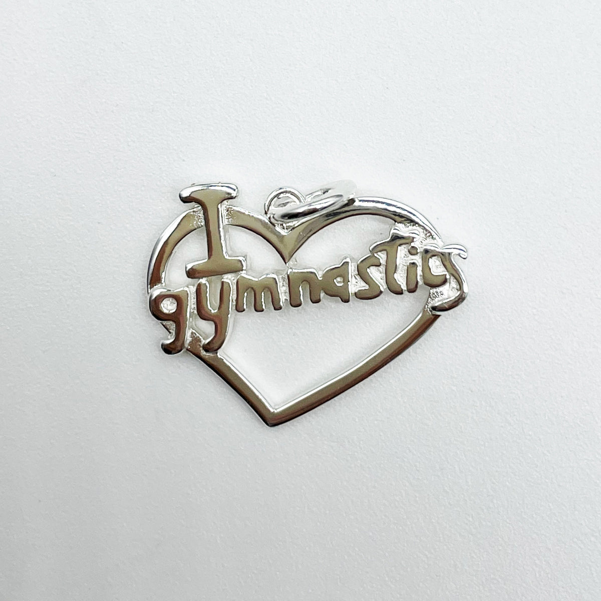 Sterling Silver Gymnastics Pendant