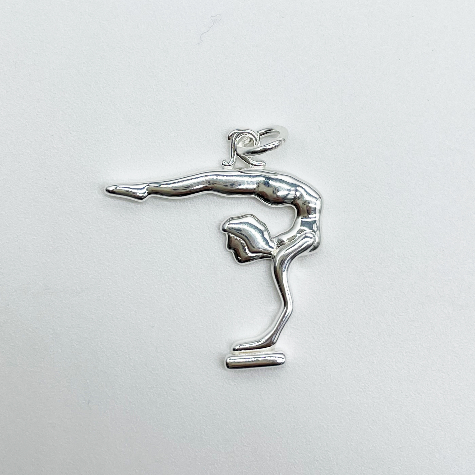 Sterling Silver Gymnastic Pendant - No.4
